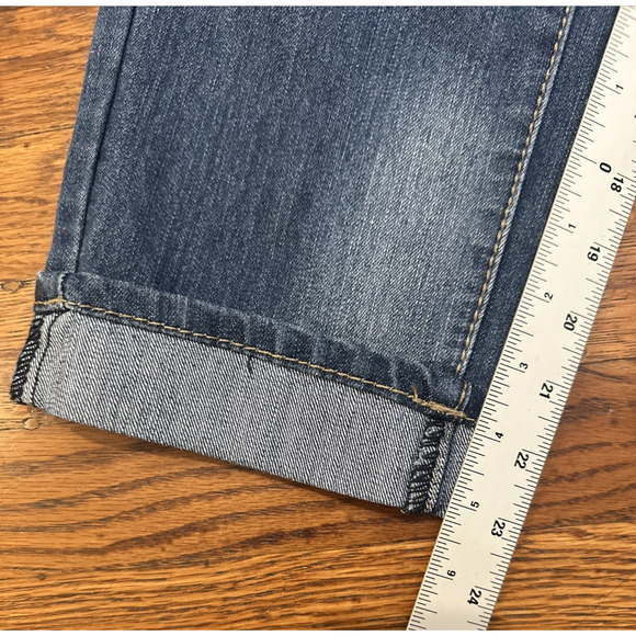 Earl Jean Women’s Jeans Blue Western Look Size 6 Embellished Legs - Picture 6 of 9